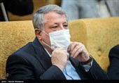 محسن هاشمی رئیس شورای شهر تهران در ششمین مجمع عمومی حزب ندای ایرانیان