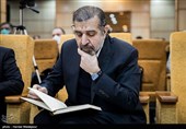 سیدمحمد صادق خرازی دبیرکل حزب ندای ایرانیان در ششمین مجمع عمومی حزب