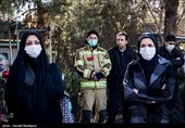 چهارمین سالگرد آتش‌نشانان شهید حادثه پلاسکو - بهشت زهرا(س)