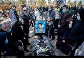 چهارمین سالگرد آتش‌نشانان شهید حادثه پلاسکو - بهشت زهرا(س)