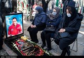 چهارمین سالگرد آتش‌نشانان شهید حادثه پلاسکو - بهشت زهرا(س)