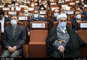 حجت‌الاسلام و المسلمین محمدی گلپایگانی رئیس دفتر مقام معظم رهبری و سید پرویز فتاح رئیس بنیاد مستضعفان در افتتاح و آغاز عملیات اجرایی بزرگترین پروژه محرومیت‌زدایی بنیاد مستضعفان
