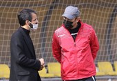 برگزاری آخرین تمرین پرسپولیس پیش از سفر به تبریز در حضور سمیعی