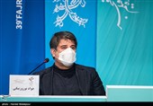 جواد نوروزبیگی تهیه‌کننده و باران کوثری بازیگر در نشست خبری فیلم بی همه چیز - سی و نهمین جشنواره فیلم فجر