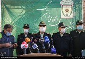 سردار حسین رحیمی فرمانده نیروی انتظامی تهران بزرگ در چهل و یکمین مرحله طرح رعد