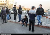 حضور طرفداران علی انصاریان اطراف بیمارستان فرهیختگان