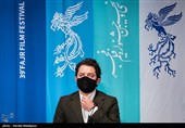 بهرام رادان بازیگر در نشست خبری فیلم ابلق - سی و نهمین جشنواره فیلم فجر