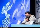 سهیل دانش اشراقی طراح صحنه در نشست خبری فیلم روشن - سی و نهمین جشنواره فیلم فجر
