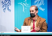 محسن قصابیان بازیگر در نشست خبری فیلم منصور - سی و نهمین جشنواره فیلم فجر