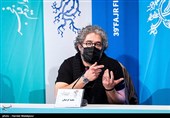 مجید گرجیان مدیر فیلمبرداری در نشست خبری فیلم منصور - سی و نهمین جشنواره فیلم فجر