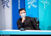 سیدجواد هاشمی بازیگر در نشست خبری فیلم منصور - سی و نهمین جشنواره فیلم فجر