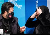 باران کوثری و حامد بهداد در نشست خبری فیلم گیج‌گاه - سی و نهمین جشنواره فیلم فجر