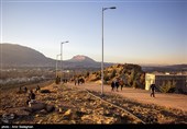 پیاده راه قندیلی شیراز در روزهای کرونایی