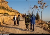 پیاده راه قندیلی شیراز در روزهای کرونایی