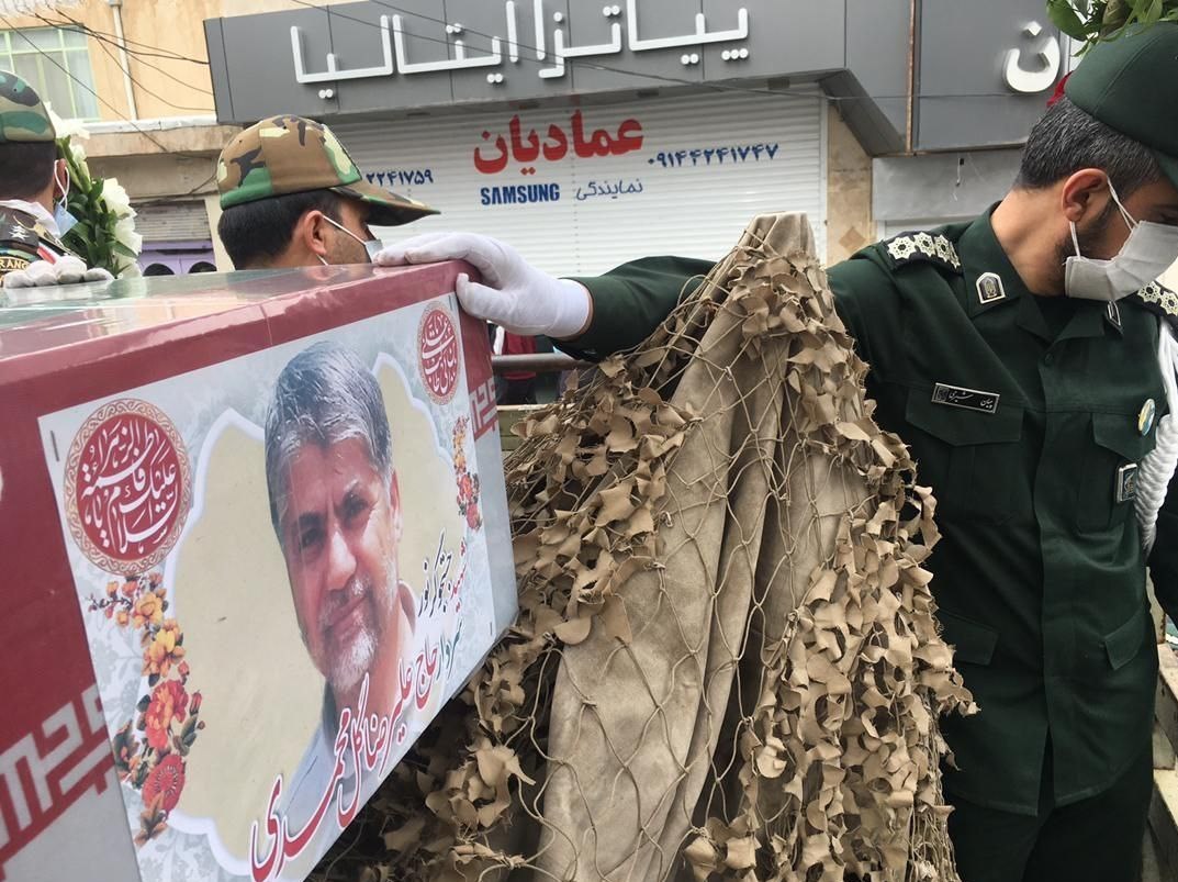 کمیته جستجوی مفقودین ستاد کل نیروهای مسلح , سردار سید محمد باقرزاده , شهید , شهدای دفاع مقدس , شهدای گمنام , دفاع مقدس , تشییع شهدا , 