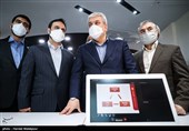 سورنا ستاری معاون علمی و فناوری رئیس جمهور در آیین رونمایی از سبد اول محصولات زندگی تبیان