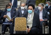 حجت‌الاسلام سیدمحمود علوی وزیر اطلاعات در حاشیه آخرین جلسه هیئت دولت در سال 1399