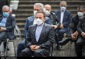 محمود واعظی رئیس دفتر رئیس جمهور در حاشیه آخرین جلسه هیئت دولت در سال 1399