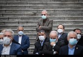 علی ربیعی سخنگوی دولت در حاشیه آخرین جلسه هیئت دولت در سال 1399