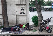 زیارت اهل قبور در شب جمعه آخر سال بهشت زهرای تهران