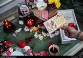 زیارت گلزار شهدای بهشت زهرا(س) تهران در شب جمعه آخرسال