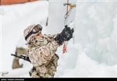 تمرین یخ نوردی یگان ویژه صابرین