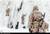 تمرین یخ نوردی یگان ویژه صابرین