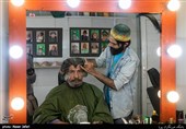 محمدرضا داوود‌نژاد  در پشت صحنه مجموعه تلویزیونی کلبه عمو پورنگ