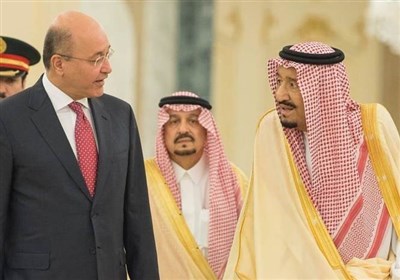 گفت‌وگوی پادشاه سعودی و رئیس‌جمهور عراق درباره امنیت منطقه
