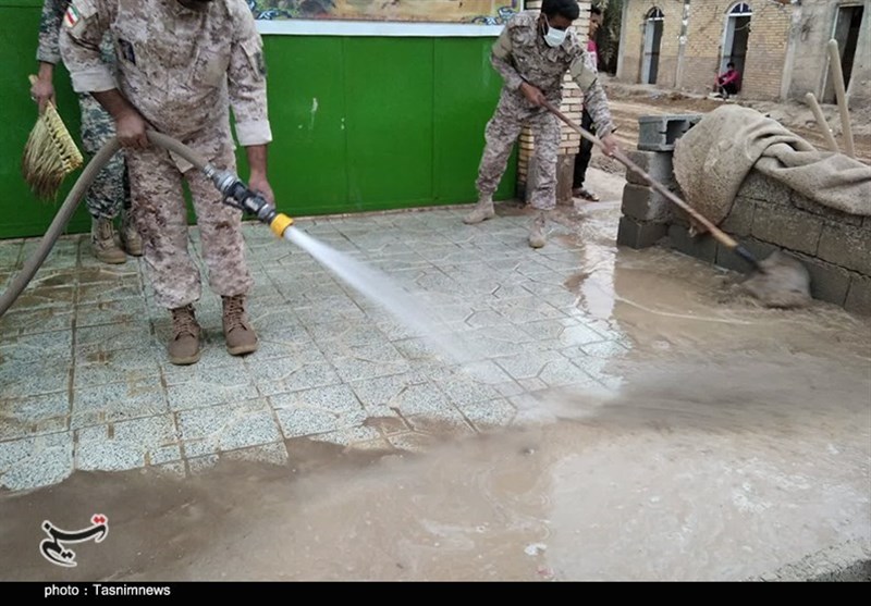 استان کرمان , سیل , سیل زده , گروههای جهادی ,