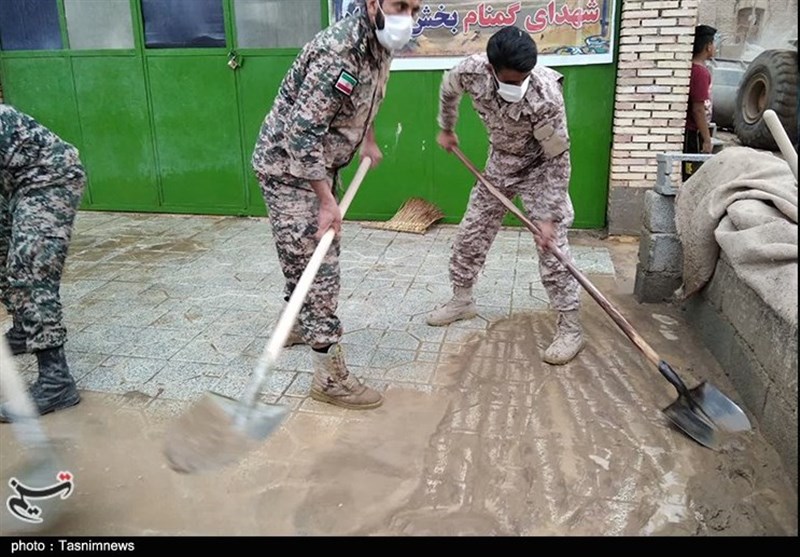 استان کرمان , سیل , سیل زده , گروههای جهادی ,