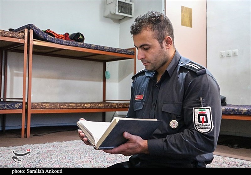 آتش‌نشانی , استان کرمان , ماه رمضان , 