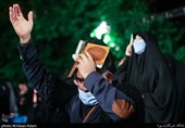 مراسم احیاء شب بیست و یکم ماه رمضان با رعایت پروتکل‌های بهداشتی در مسجد گیاهی تجریش 
