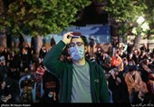 مراسم احیاء شب بیست و یکم ماه رمضان با رعایت پروتکل‌های بهداشتی در مسجد گیاهی تجریش 