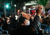 مراسم احیاء شب بیست و یکم ماه رمضان با رعایت پروتکل‌های بهداشتی در مسجد گیاهی تجریش 
