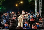 مراسم احیاء شب بیست و یکم ماه رمضان با رعایت پروتکل‌های بهداشتی در مسجد گیاهی تجریش 