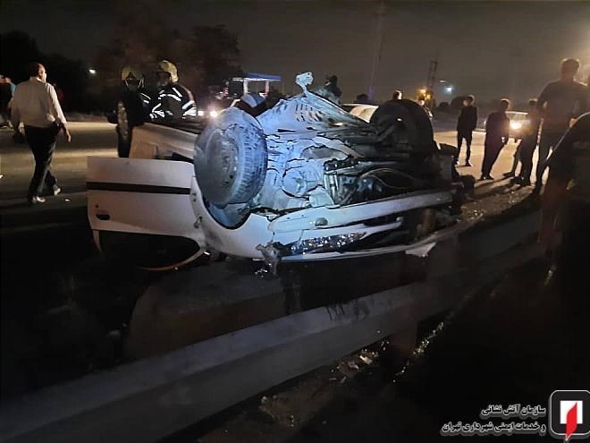 آتش‌نشانی , سازمان آتش‌نشانی تهران , حوادث , پلیس راهور | پلیس راهنمایی و رانندگی , 