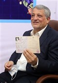 حضور محسن هاشمی در ستاد انتخابات کشور
