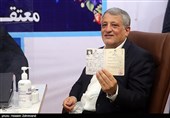 حضور محسن هاشمی در ستاد انتخابات کشور