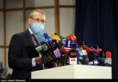 حضور علی لاریجانی در ستاد انتخابات کشور
