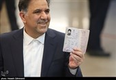 حضور عباس آخوندی وزیر سابق راه و شهرسازی  در ستاد انتخابات کشور