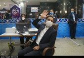 حضور عباس آخوندی وزیر سابق راه و شهرسازی  در ستاد انتخابات کشور