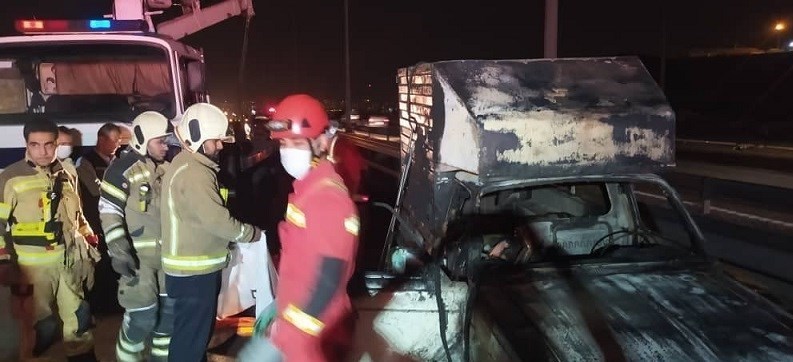 آتش‌نشانی , سازمان آتش‌نشانی تهران , آتش‌سوزی , حوادث , پلیس راهور | پلیس راهنمایی و رانندگی , اورژانس , 