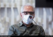 محمود کلاری در نشست خبری فیلم (میجر) در ششمین روز سی‌وهشتمین جشنواره جهانی فیلم فجر در پردیس سینمایی چارسو