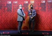 محمد حمیدی مقدم مدیرعامل مرکز گسترش سینمای مستند و تجربی در هفتمین روز سی‌وهشتمین جشنواره جهانی فیلم فجر در پردیس سینمایی چارسو
