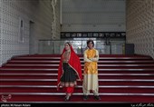 بازیگران افغان فیلم سگ‌ها دیشب نخوابیدند در هفتمین روز سی‌وهشتمین جشنواره جهانی فیلم فجر در پردیس سینمایی چارسو