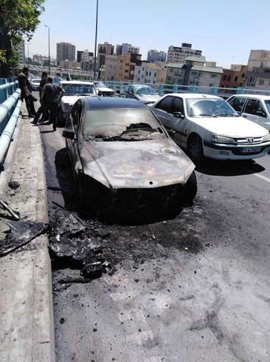 آتشنشانی , سازمان آتشنشانی تهران , آتشسوزی , حوادث , پلیس راهور | پلیس راهنمایی و رانندگی ,