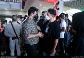 اشکان خطیبی و جواد عزتی در اکران خصوصی سریال «زخم‌ کاری»