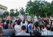 پویش دعوت حضور در میدان راه آهن تهران