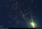 نور افشانی در پویش دعوت حضور میدان راه آهن تهران